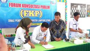 Dinas Pendidikan Lampung Utara Gandeng MKKS SMP Bahas Pelayanan Publik