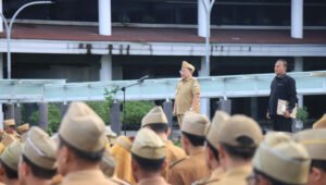 Usai Dilantik, Wabup Irawan Topani Pimpin Apel Perdana