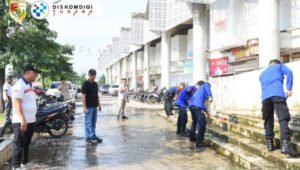 Usai Apel, Pemkab Tubaba Gelar Jumat Bersih