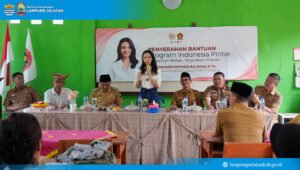 Wabup Lampung Selatan Dampingi Anggota DPR RI Serahkan Bantuan Pendidikan