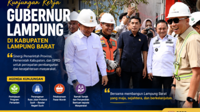 Ketua DPRD Lampung Barat Dampingi Kunjungan Gubernur, Perkuat Sinergi Percepatan Pembangunan Daerah