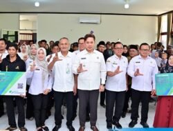 554 Pekerja Rentan di Katibung Terima BPJS Ketenagakerjaan, Pemkab Lamsel Perluas Jaring Pengaman Sosial