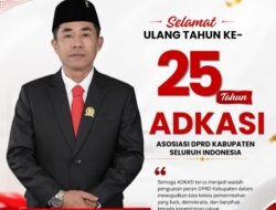 Ketua DPRD Lambar: Selamat Ulang Tahun Ke-28 ADKASI