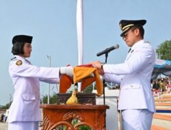 Semangat Merah Putih di Beranda Sumatra: Pemkab Lampung Selatan Gelar Upacara HUT ke-81 RI di Menara Siger
