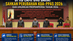 DPRD Lampung Barat Sahkan Perubahan KUA-PPAS 2026, Propemperda Ikut Diumumkan