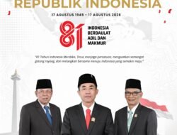 Ketua dan Wakil Ketua DPRD Lampung Barat; Dirgahayu Kemerdekaan RI 81