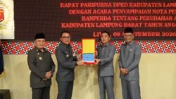 Paripurna Perubahan APBD 2026, DPRD dan Pemkab Lampung Barat Fokus Sesuaikan Anggaran dengan Kebutuhan Daerah