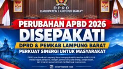 DPRD dan Pemkab Lampung Barat Sepakati Perubahan APBD 2026, Fokus pada Kepentingan Masyarakat